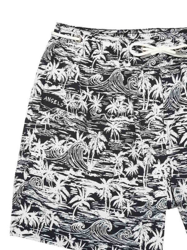 The Best Shops Palm Angels: 水着 - スイムショーツ/スイムトランクス - 黒