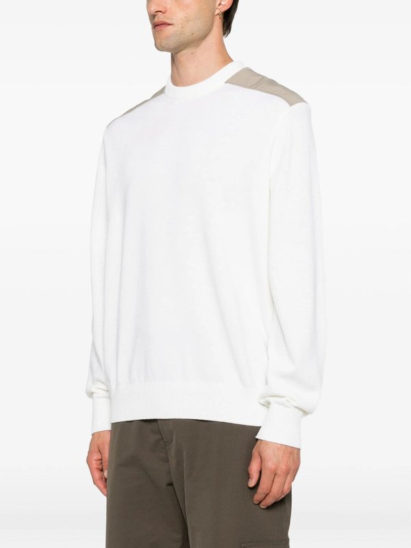 Rundhalspullover - Creme shop online: PAUL & SHARK