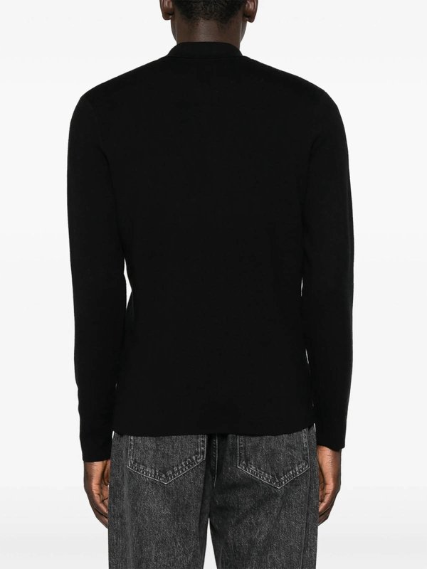 クルーネック - 黒 shop online: SAMSOE SAMSOE
