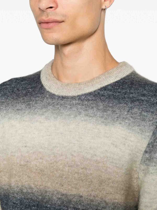 SAMSOE SAMSOE: Strickpullover mit Rundhalsausschnitt online - Rundhalspullover - Blau