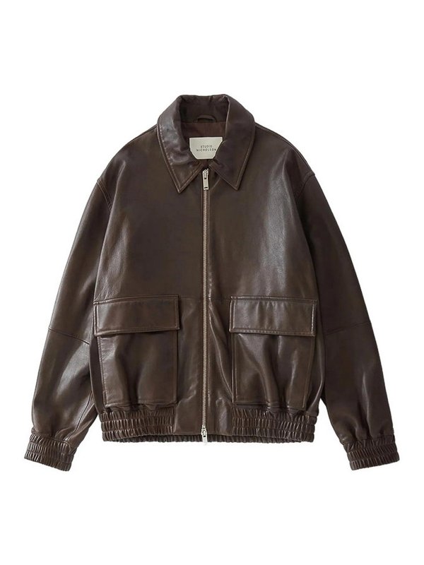 STUDIO NICHOLSON: cappotti in pelle - Capispalla in pelle
