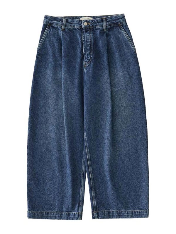 STUDIO NICHOLSON: Jeans Rectos - Vaqueros Rectos - Azul