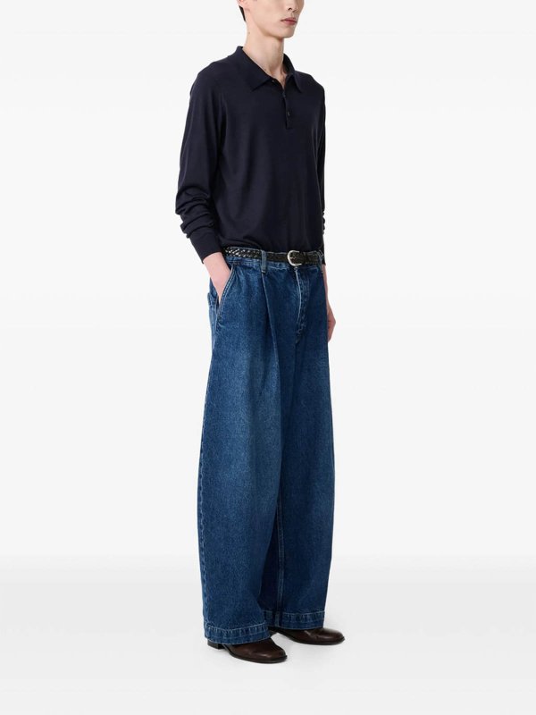 The Best Shops STUDIO NICHOLSON: Jeans Rectos - Vaqueros Rectos - Azul