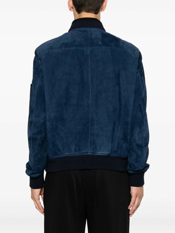 The Best Shops TOM FORD: レザーコート - レザーコート - ブルー