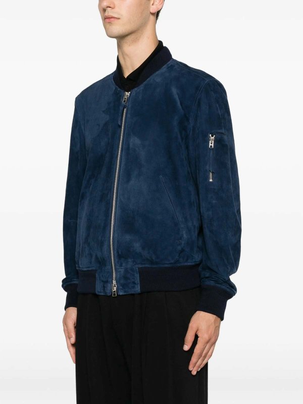 TOM FORD buy online レザーコート - ブルー