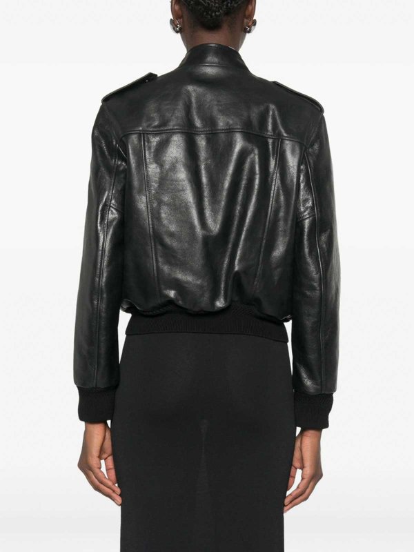 TOM FORD: レザーコート online - レザーコート - 黒