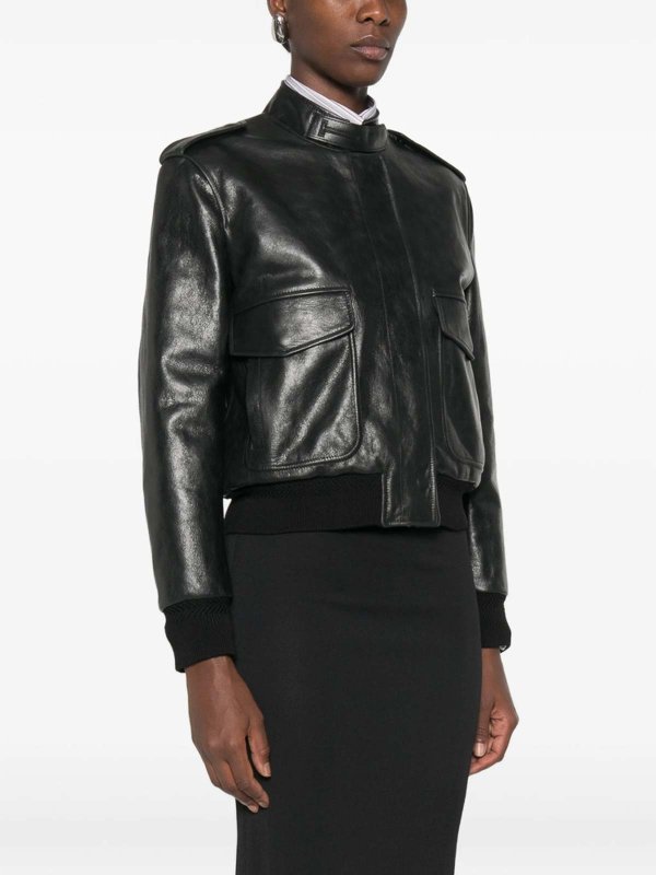 The Best Shops TOM FORD: レザーコート - レザーコート - 黒