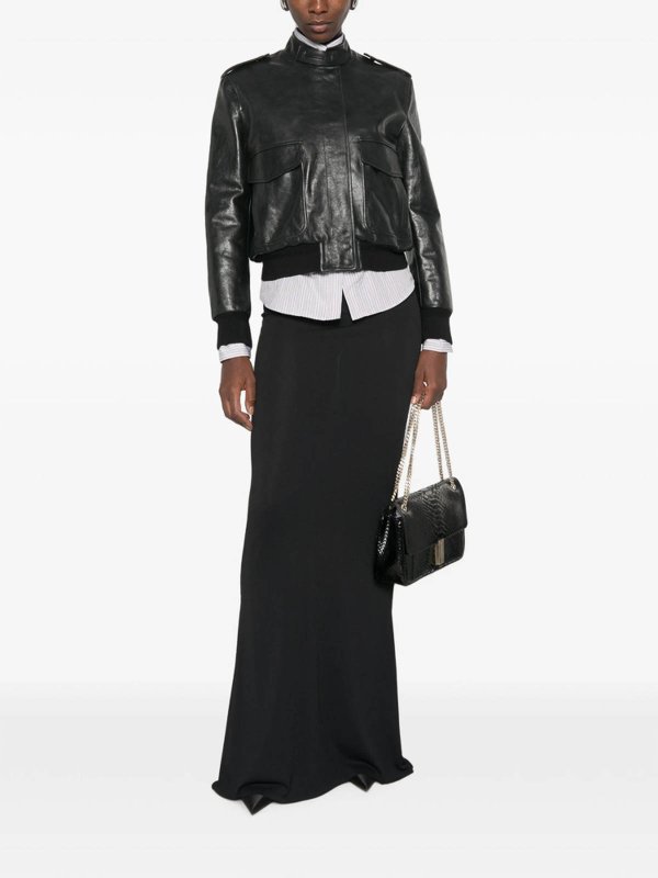 レザーコート - 黒 shop online: TOM FORD