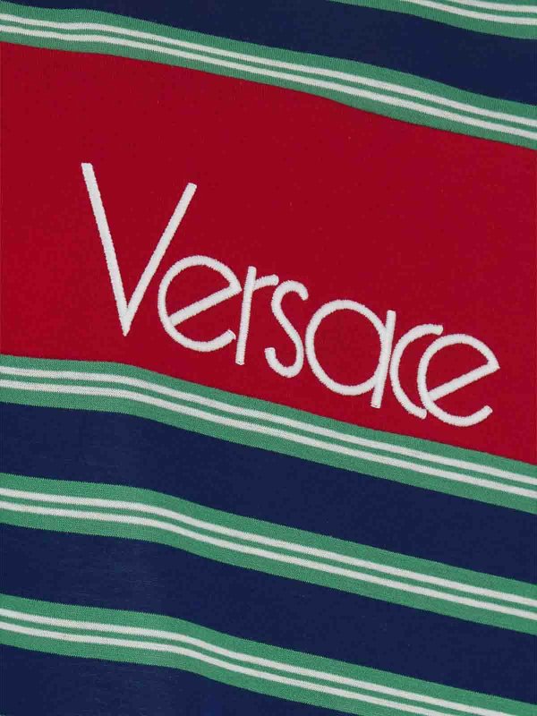 VERSACE: ポロシャツ online - ポロシャツ - ブルー