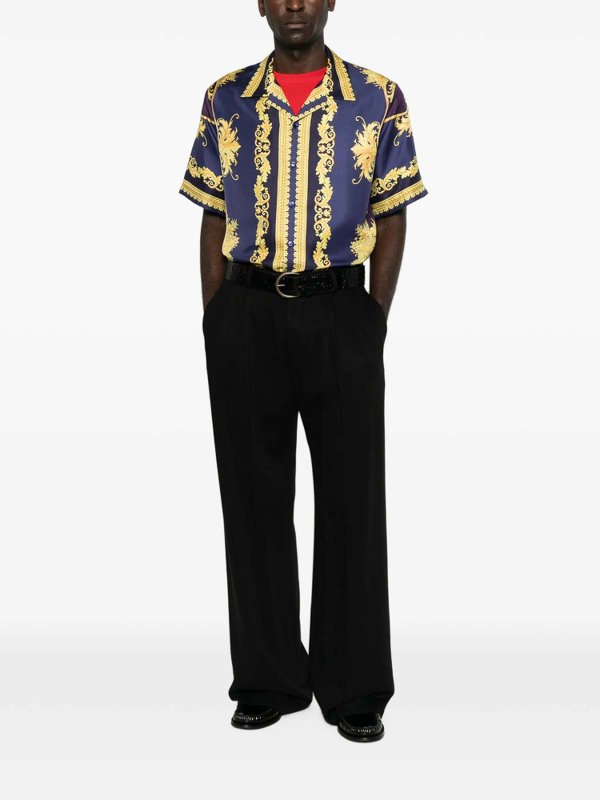 The Best Shops VERSACE: Ledermäntel - Ledermantel - Lila