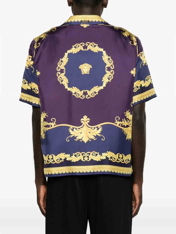 VERSACE buy online Ledermantel - Lila