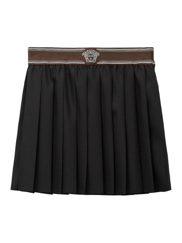 VERSACE: Minifaldas - Minifalda - Negro