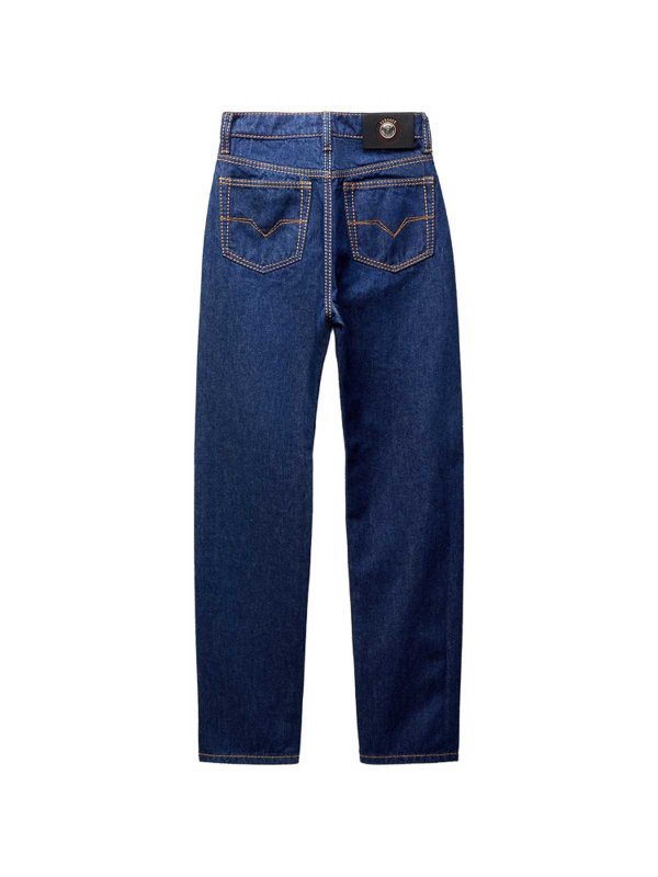 VERSACE: straight leg jeans online - Jeans