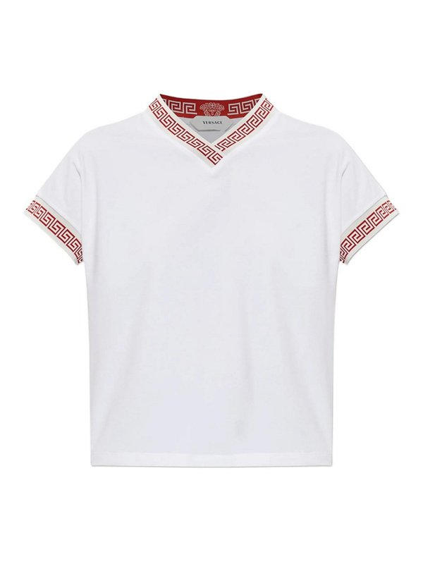 VERSACE: Camisetas - Camiseta - Blanco