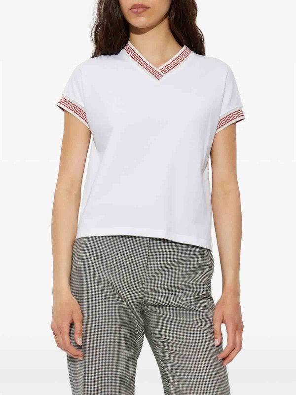 VERSACE: Camisetas online - Camiseta - Blanco