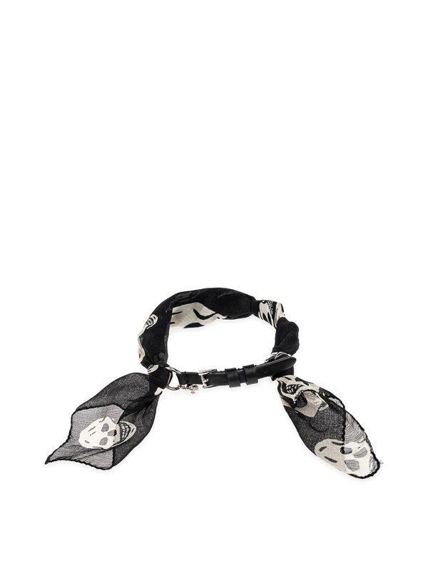 ALEXANDER MCQUEEN: Collar - Collar - Negro
