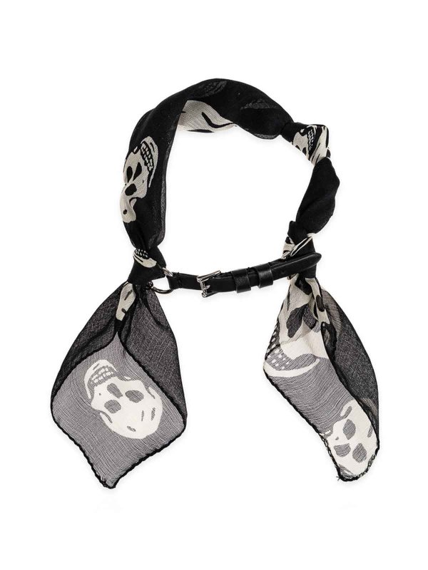 Collar - Negro shop online: ALEXANDER MCQUEEN