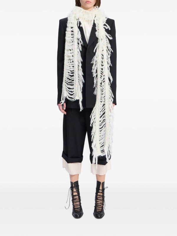 Bufanda - Blanco shop online: ANN DEMEULEMEESTER
