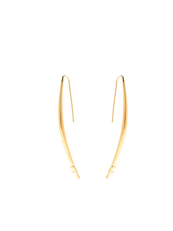 ELISABETTA FRANCHI: イヤリング - イヤリング - 金