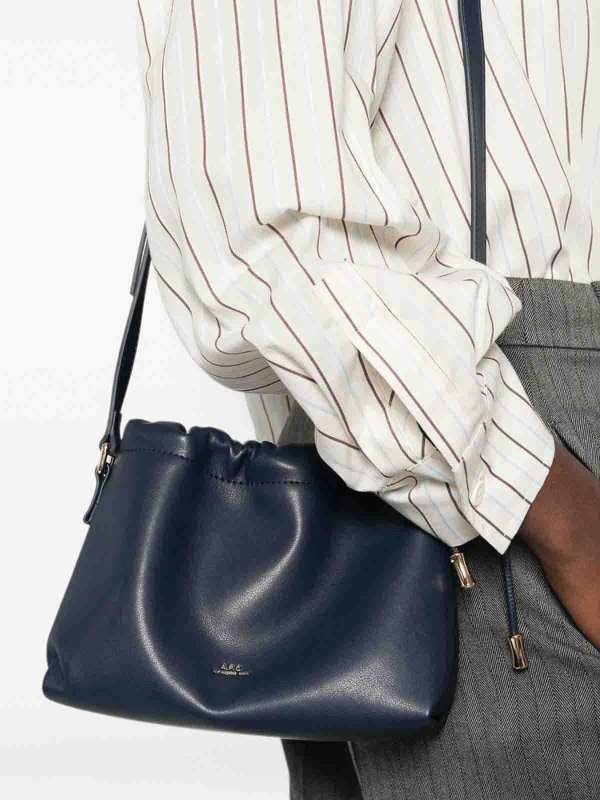 The Best Shops A.P.C.: ショルダーバッグ - ショルダーバッグ - ブルー