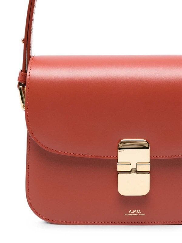 ショルダーバッグ - オレンジ shop online: A.P.C.