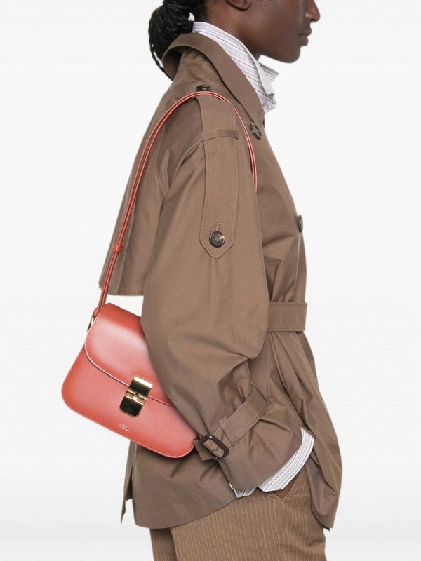 A.P.C. buy online ショルダーバッグ - オレンジ