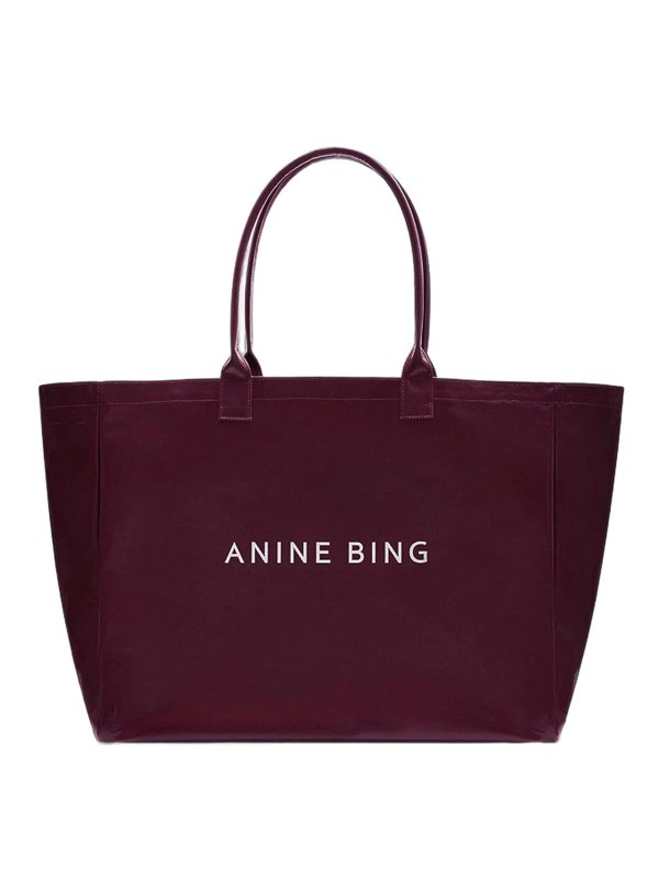 ANINE BING: ショルダーバッグ - ショルダーバッグ - 赤