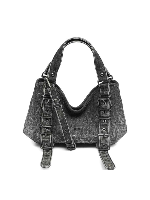 DIESEL: Handtaschen - Shopper - Grau