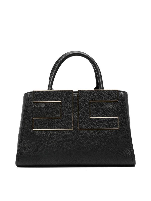 ELISABETTA FRANCHI: ショルダーバッグ - ショルダーバッグ - 黒
