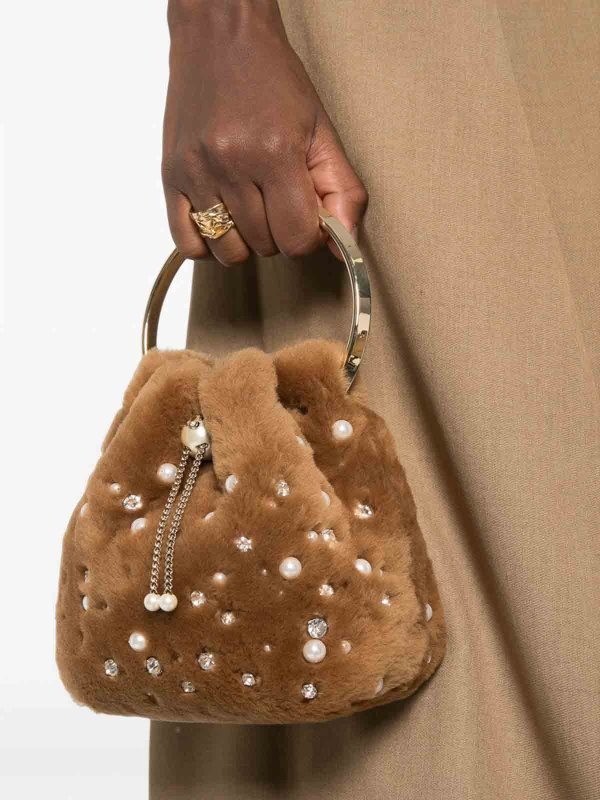 JIMMY CHOO: ショルダーバッグ online - ショルダーバッグ - ブラウン