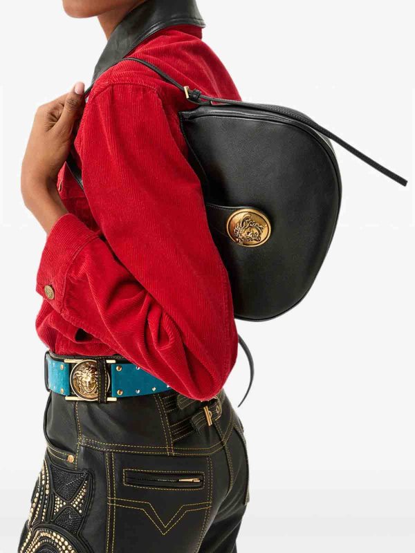 The Best Shops VERSACE: ショルダーバッグ - ショルダーバッグ - 黒