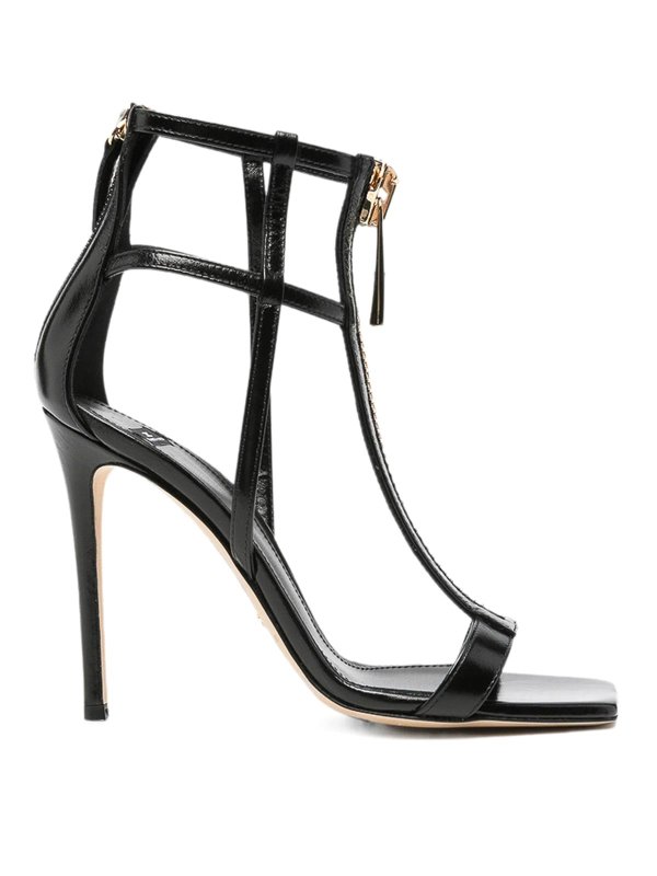 ELISABETTA FRANCHI: サンダル - サンダル - 黒
