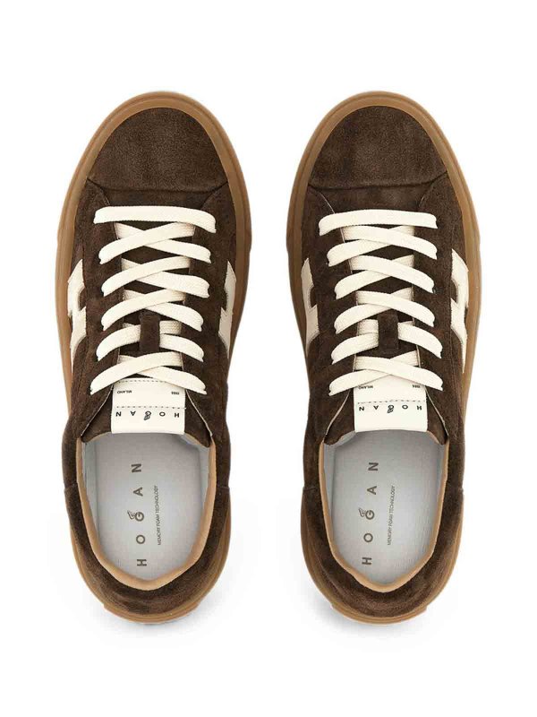 HOGAN: Chaussures de sport online - Baskets - Marron