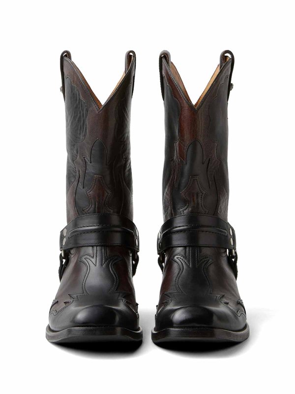 The Best Shops VERSACE: Stiefel - Stiefel - Braun