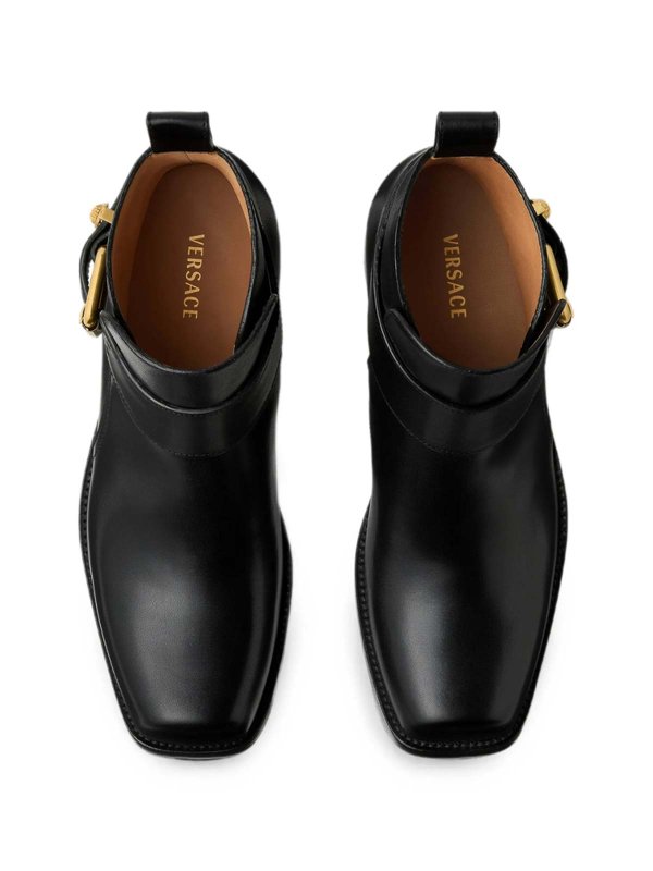 VERSACE: Botas online - Botas - Negro