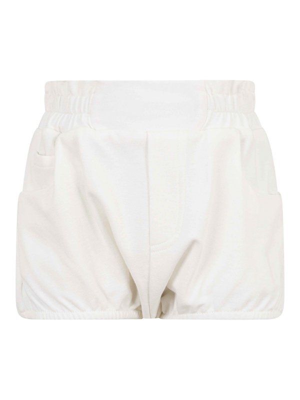 DOUUOD: Hosen Shorts - Shorts - Weiß