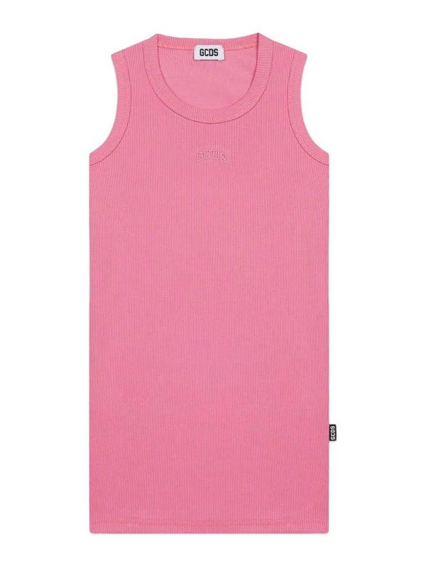 GCDS: abiti al ginocchio - Vestito  Con Logo