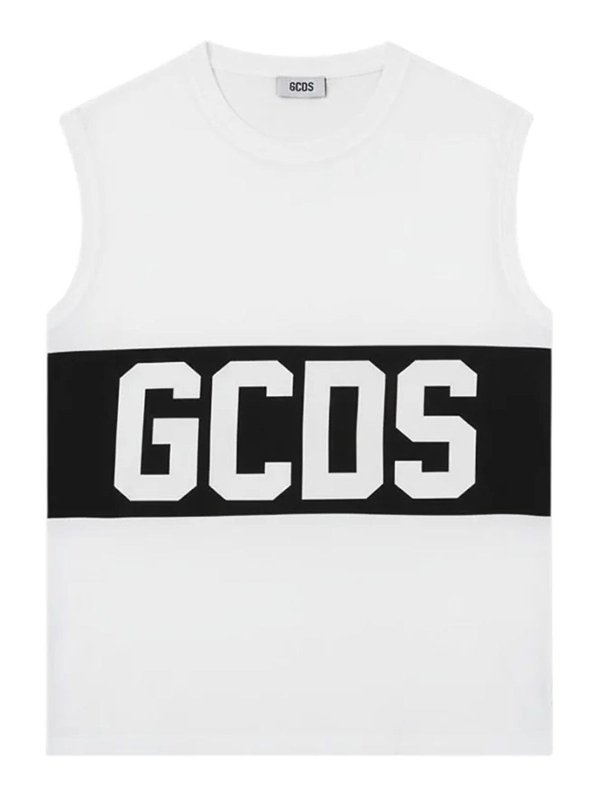 GCDS: Tops & Débardeurs - Top - Blanc