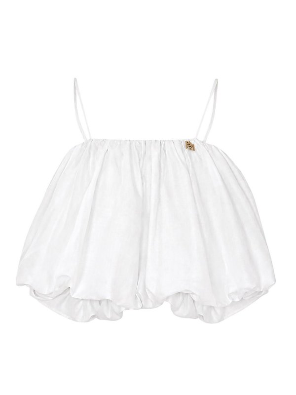 Pinko: Tops und Tank Tops - Top - Weiß