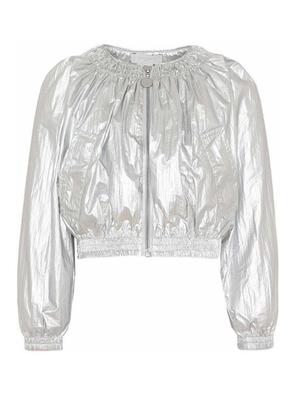 STELLA McCARTNEY: bombers - Bomber Jacket With Zip
