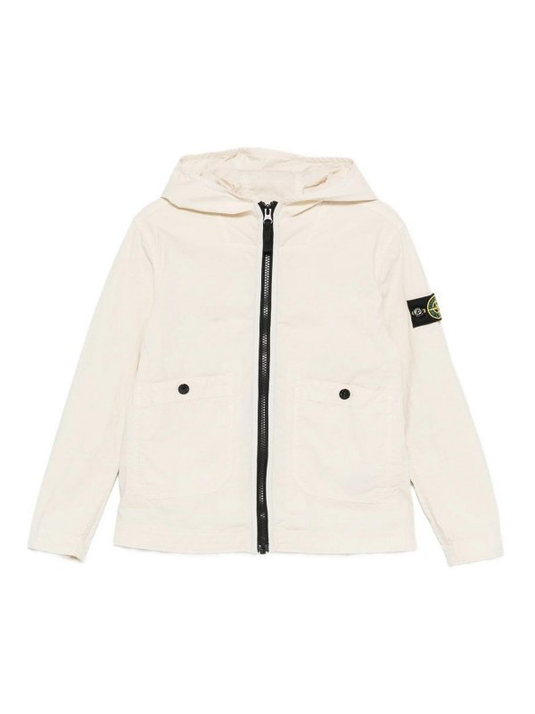 Stone Island Junior: カジュアルジャケット - カジュアルジャケット - ベージュ