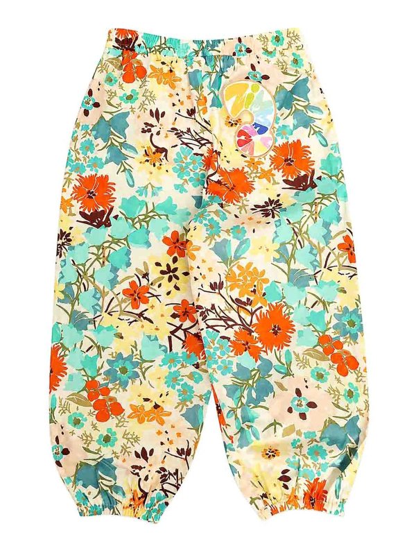 ZIMMERMANN: casual trousers online - Flowered Trousers