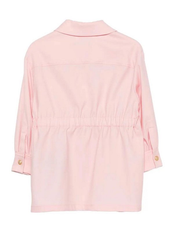 The Best Shops Balmain: ニーレングスドレス - 膝丈ドレス - ヌードカラー