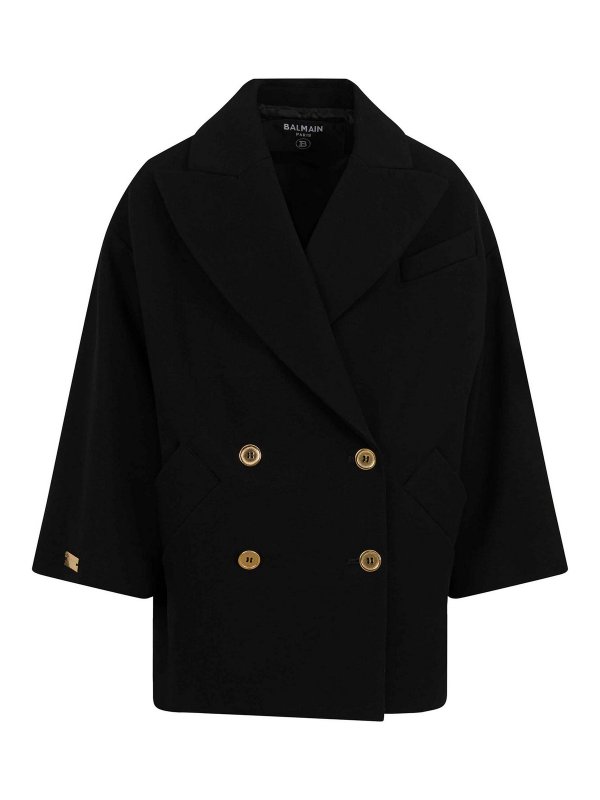 Balmain: Blazer - Blazer - Schwarz