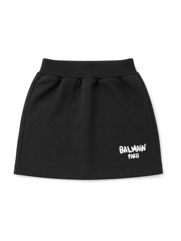 Balmain: ニーレングススカート＆ミディ丈 - 膝丈/ミディスカート - 黒