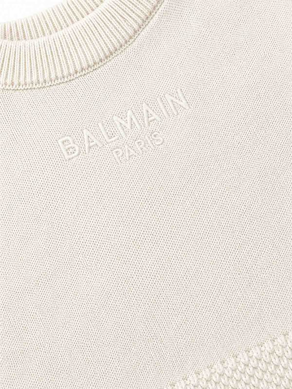 ジャンプスーツ - クリーム shop online: Balmain