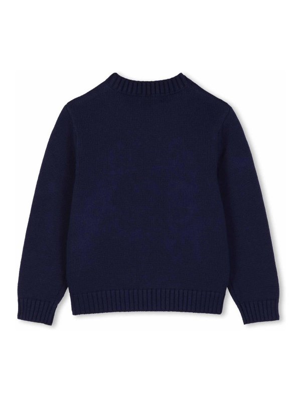 BILLIEBLUSH: Strickpullover mit Rundhalsausschnitt online - Rundhalspullover - Blau