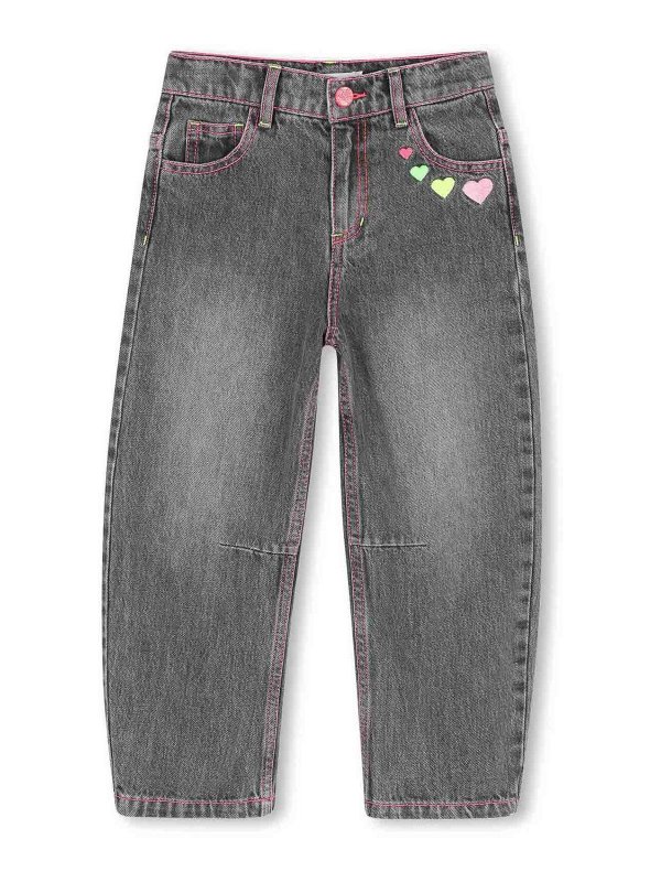 BILLIEBLUSH: Jeans Rectos - Vaqueros Rectos - Gris