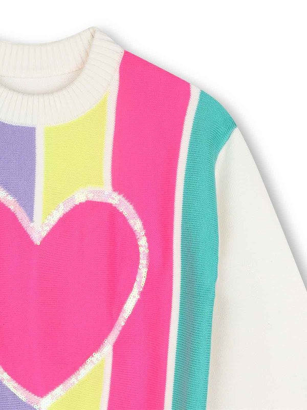The Best Shops BILLIEBLUSH: maglia collo rotondo - Pull Con Paillettes