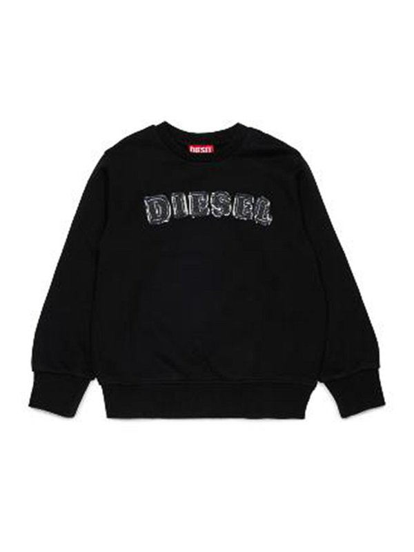 DIESEL: スウェット＆セーター - スウェットシャツ/セーター - 黒